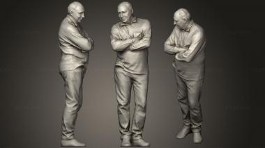 Military figurines A Serious Man 3d model